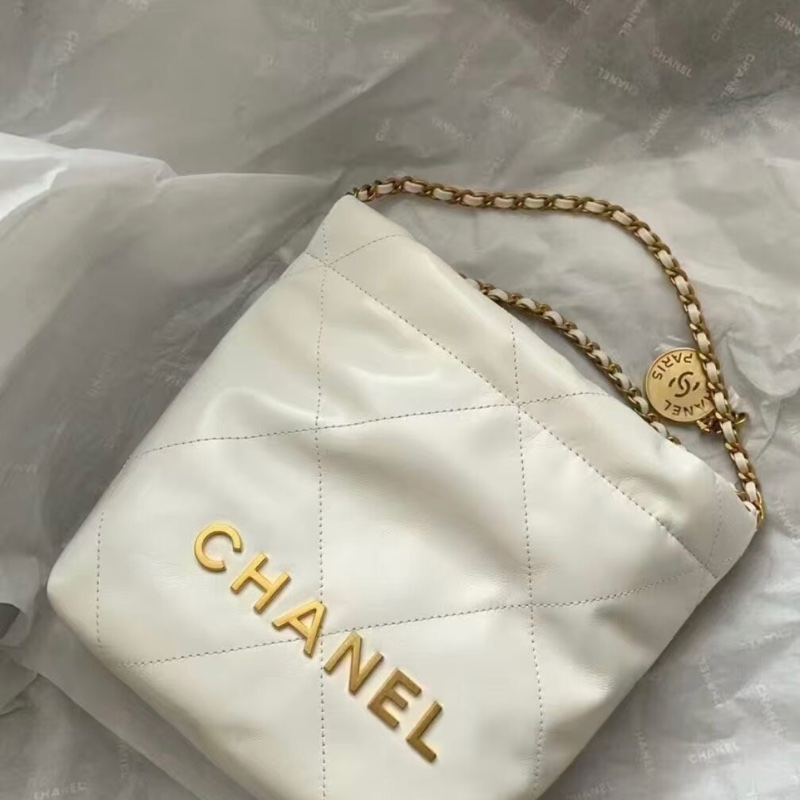 全網最低價 Chanel 22Bag mini 白金 99%新-5