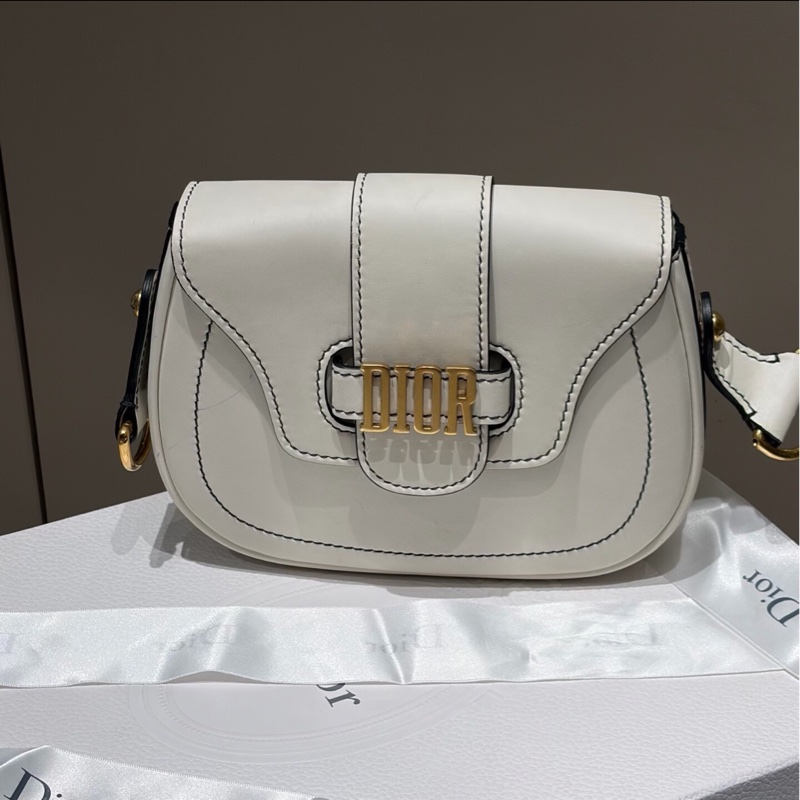 全網最低價 Dior J’Adior 馬鞍包 白色 97% New-2