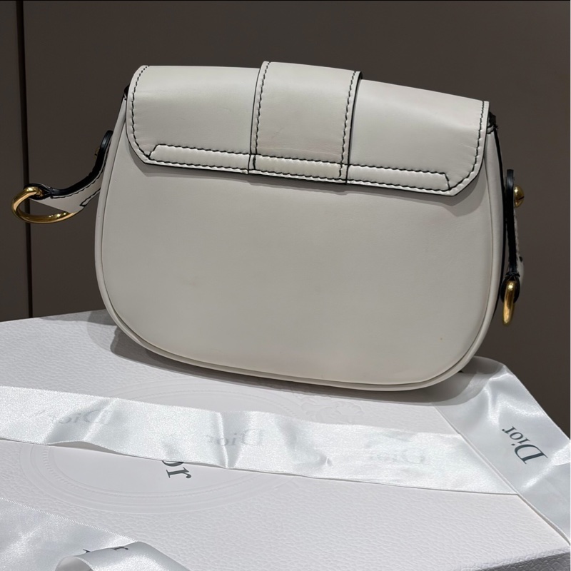 全網最低價 Dior J’Adior 馬鞍包 白色 97% New-3