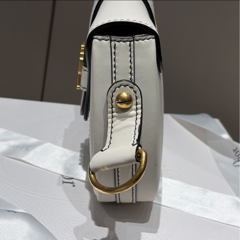 全網最低價 Dior J’Adior 馬鞍包 白色 97% New-5