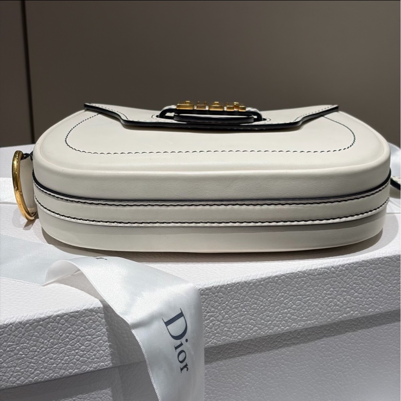 全網最低價 Dior J’Adior 馬鞍包 白色 97% New-6