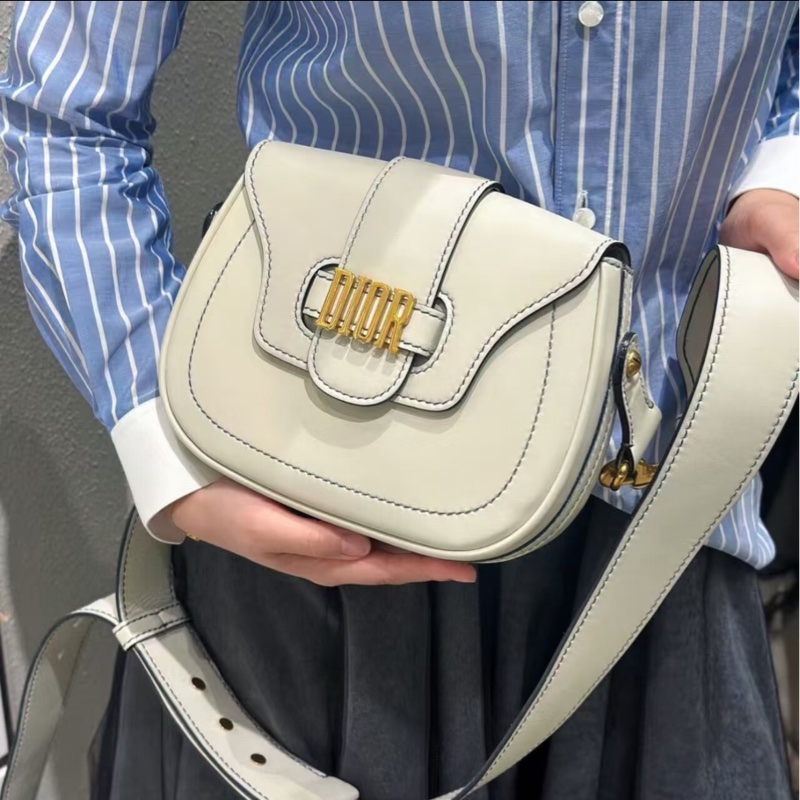 全網最低價 Dior J’Adior 馬鞍包 白色 97% New-8