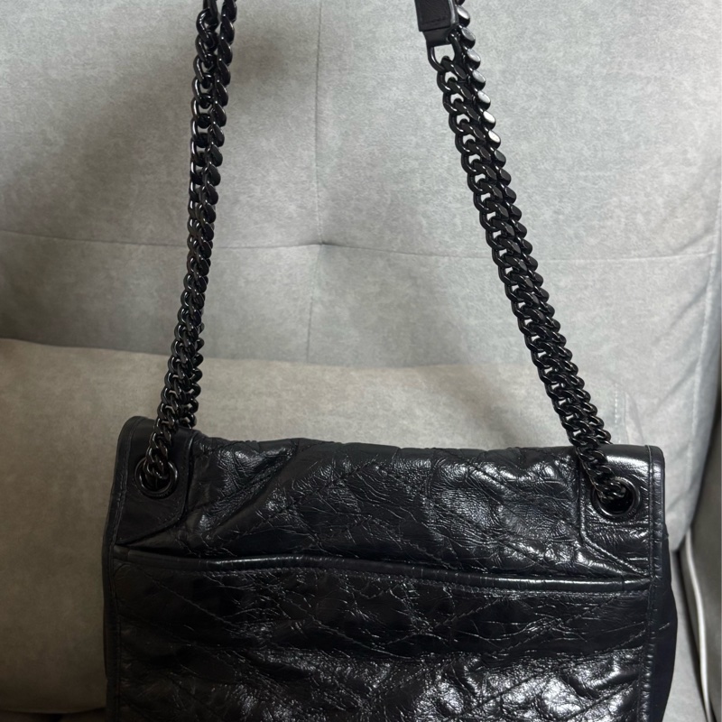 割愛-Saint Laurent✨YSL niki中號全黑-2