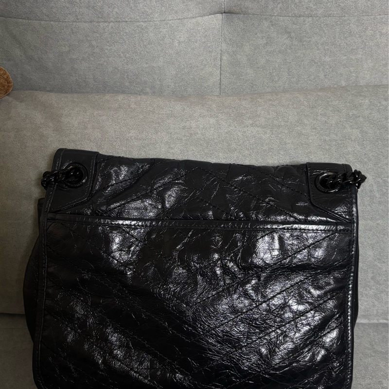 割愛-Saint Laurent✨YSL niki中號全黑-9
