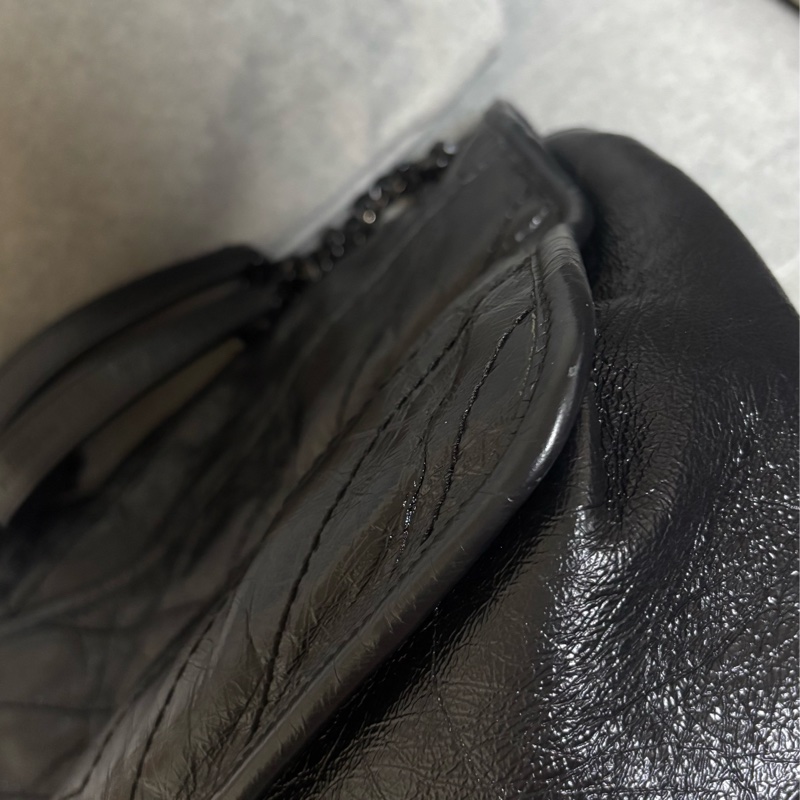 割愛-Saint Laurent✨YSL niki中號全黑-10