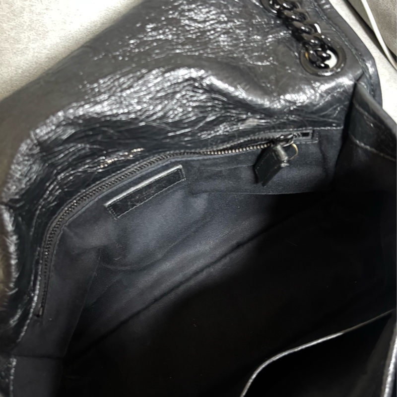 割愛-Saint Laurent✨YSL niki中號全黑-15