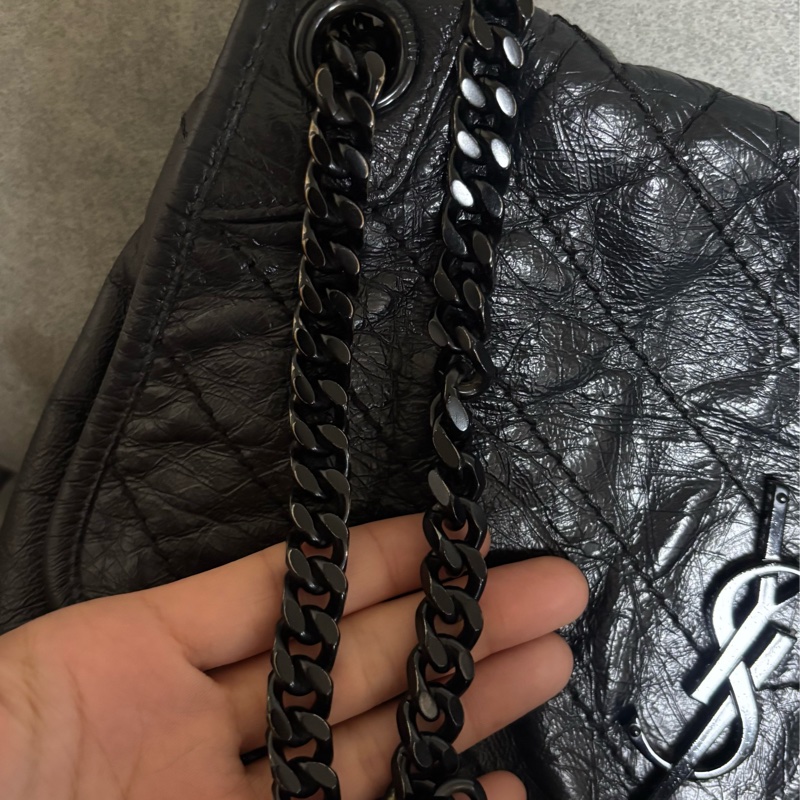 割愛-Saint Laurent✨YSL niki中號全黑-25