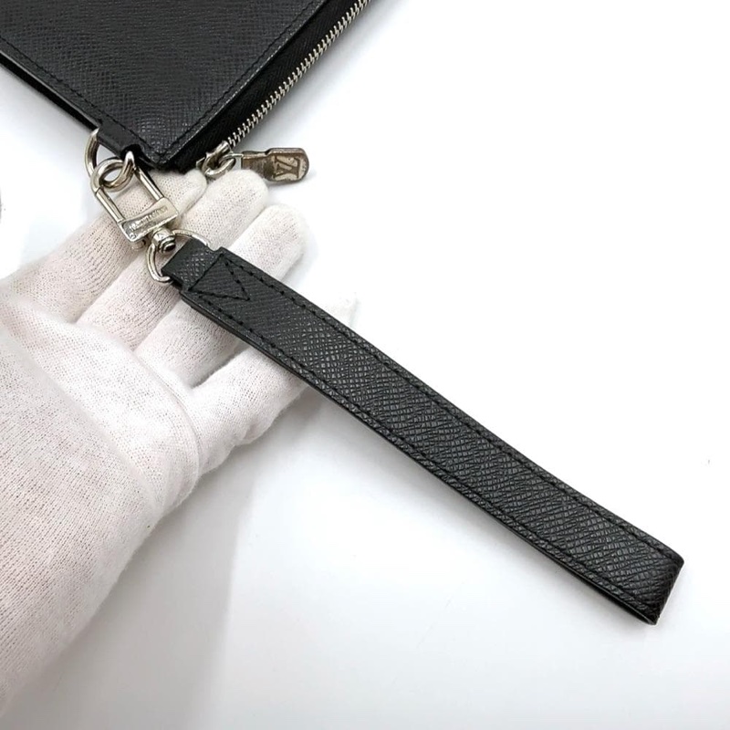 🌷LouisVuitton 黑色長夾帶手掛 ｜經典花紋✦fufu style 精品✦ 氣質款｜-4