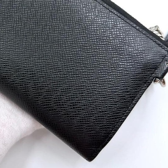 🌷LouisVuitton 黑色長夾帶手掛 ｜經典花紋✦fufu style 精品✦ 氣質款｜-8