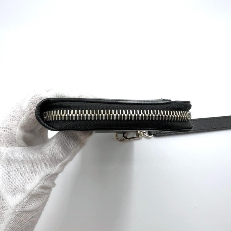 🌷LouisVuitton 黑色長夾帶手掛 ｜經典花紋✦fufu style 精品✦ 氣質款｜-9