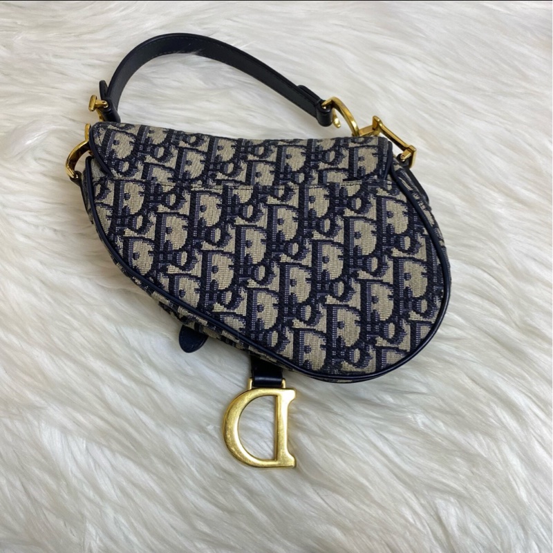 全網最低價 Dior馬鞍包 經典老花 95%新-2