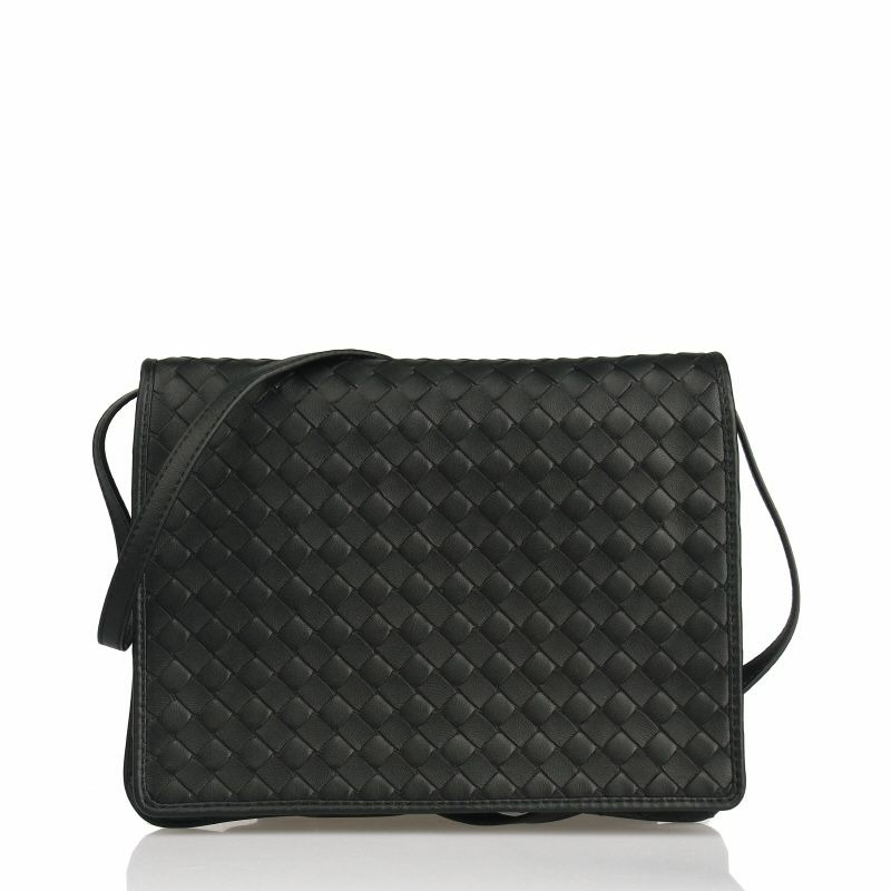 BOTTEGA VENETA Intrecciato編織斜背包 570183 V0016 8175-0