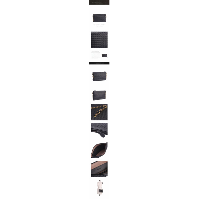 BOTTEGA VENETA Intrecciato 鏈條手拿包 510282 VO0AD 1000-1