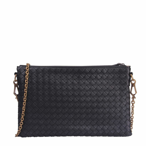 BOTTEGA VENETA Intrecciato 鏈條手拿包 510282 VO0AD 1000