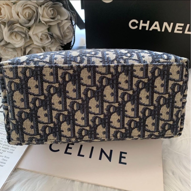 全網最低價 Dior 飯盒包 小號 經典老花 99%新-5