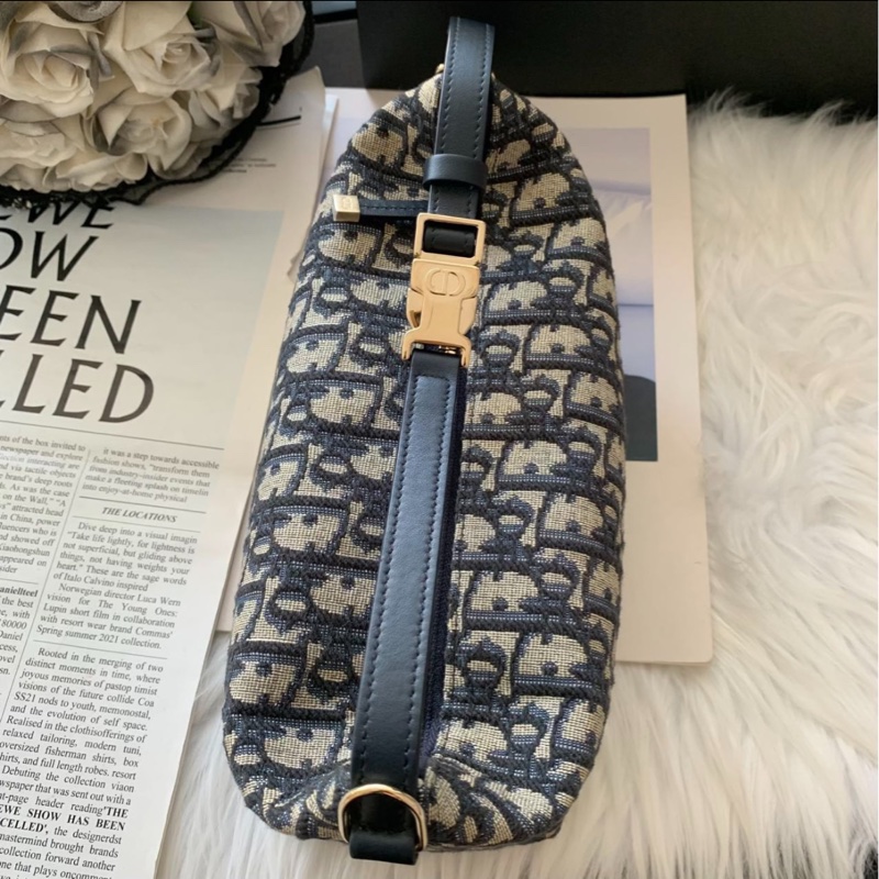 全網最低價 Dior 飯盒包 小號 經典老花 99%新-6