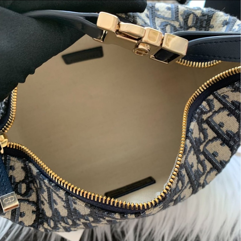 全網最低價 Dior 飯盒包 小號 經典老花 99%新-8