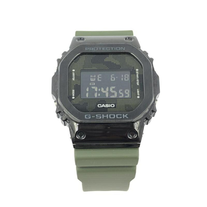 卡西歐 G-SHOCK 手錶 5600B-3JF 迷彩石英錶-0