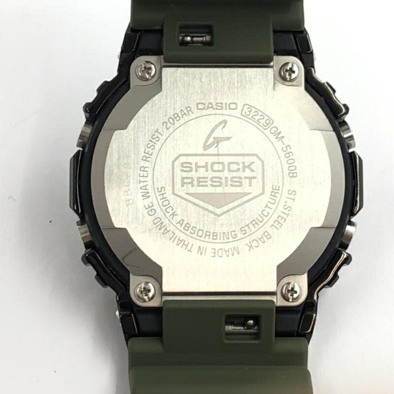 卡西歐 G-SHOCK 手錶 5600B-3JF 迷彩石英錶-4