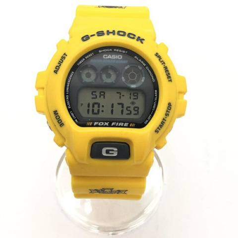 卡西歐 G-SHOCK FOX FIRE Thrasher DW-6900H-9 黃色手錶