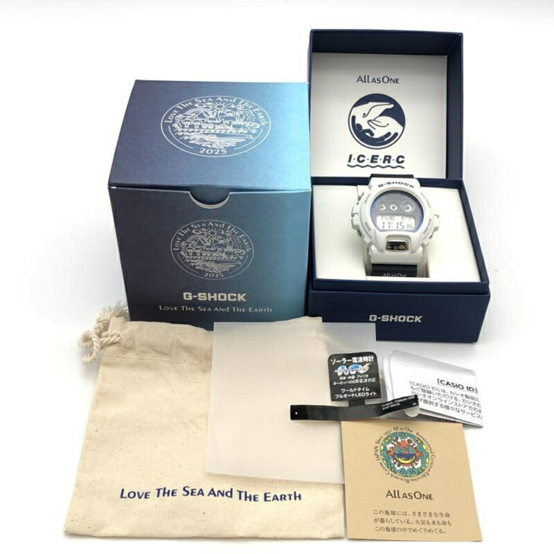 卡西歐 G-SHOCK ICERC 日本 2025 腕錶 GW-6905K 白色海軍藍-6