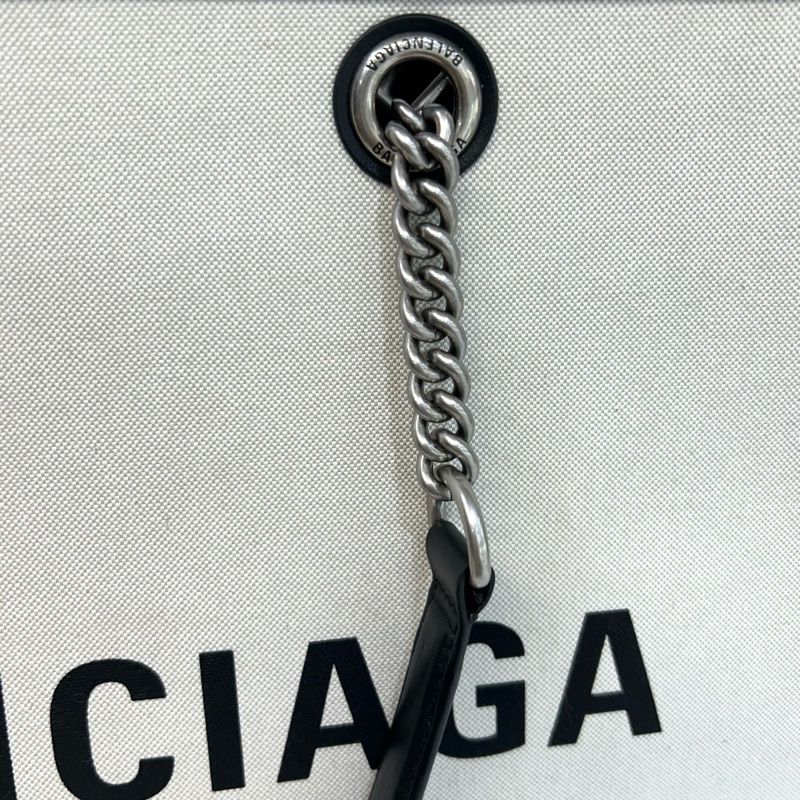 🩶巴黎世家Balenciag 字母印花帆布Duty Free大號肩背托特包 759965-21