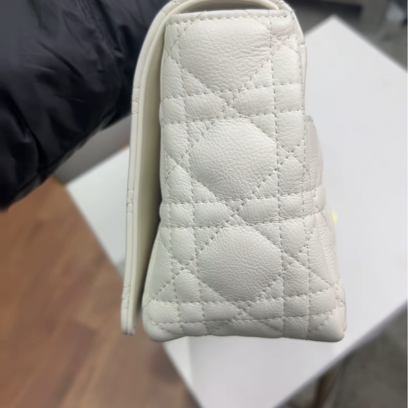 全網最低價 Dior Caro 中號 白金 99%新-3