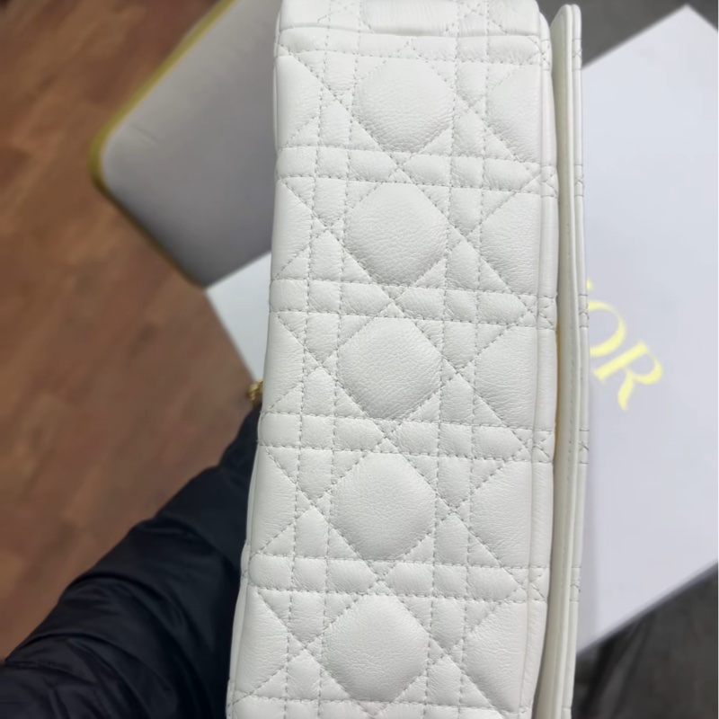 全網最低價 Dior Caro 中號 白金 99%新-4