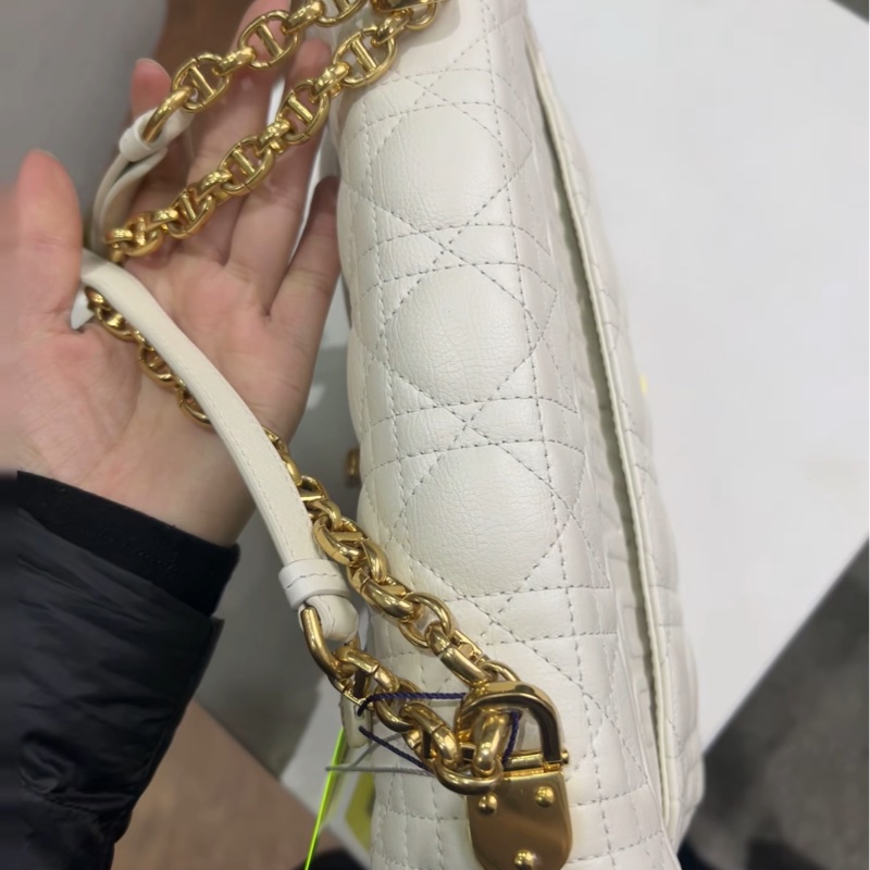 全網最低價 Dior Caro 中號 白金 99%新-5