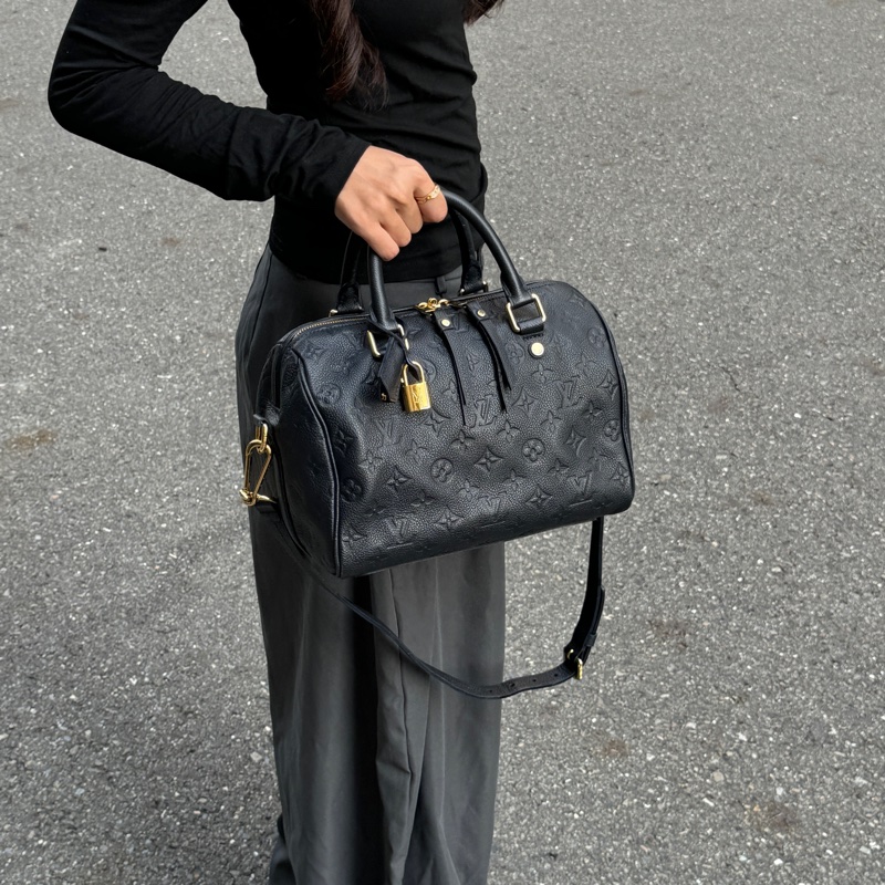 【超極新🎁 全配】 LV Speedy 25 全牛皮 專櫃12萬！-5