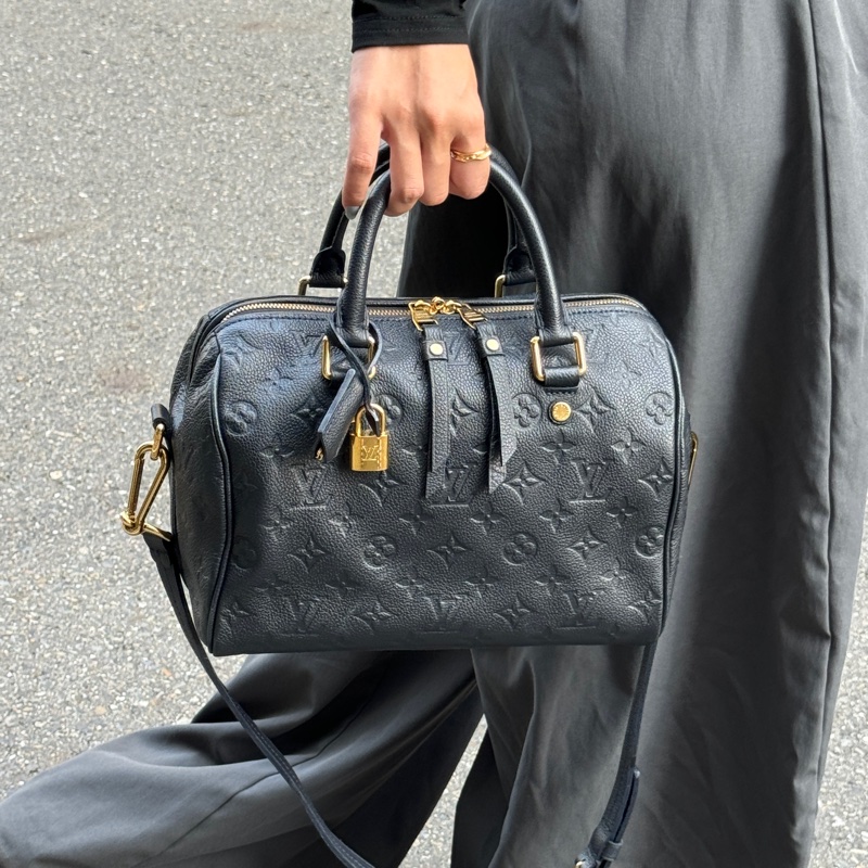 【超極新🎁 全配】 LV Speedy 25 全牛皮 專櫃12萬！-7