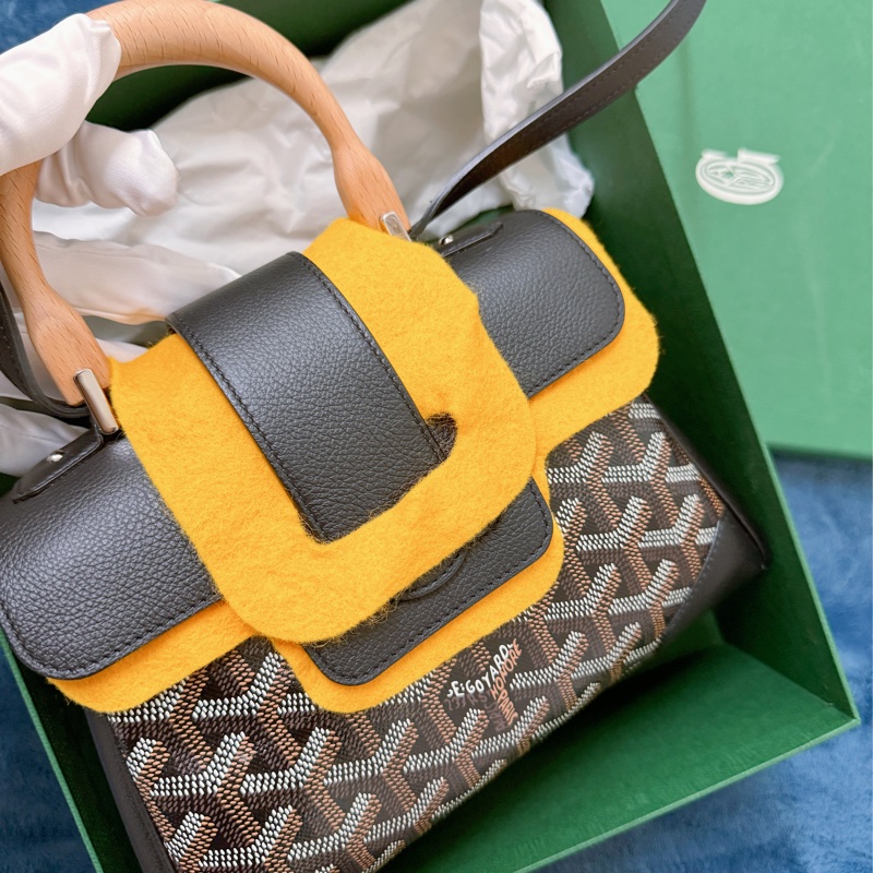 GOYARD SAIGON 質手柄西貢西貢Mini20黑色手提肩背斜背包-5