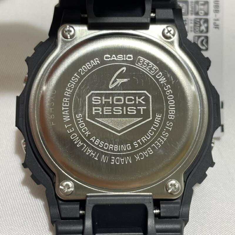 卡西歐 G-SHOCK 手錶 DW-5600UBB-1JF 黑色-6