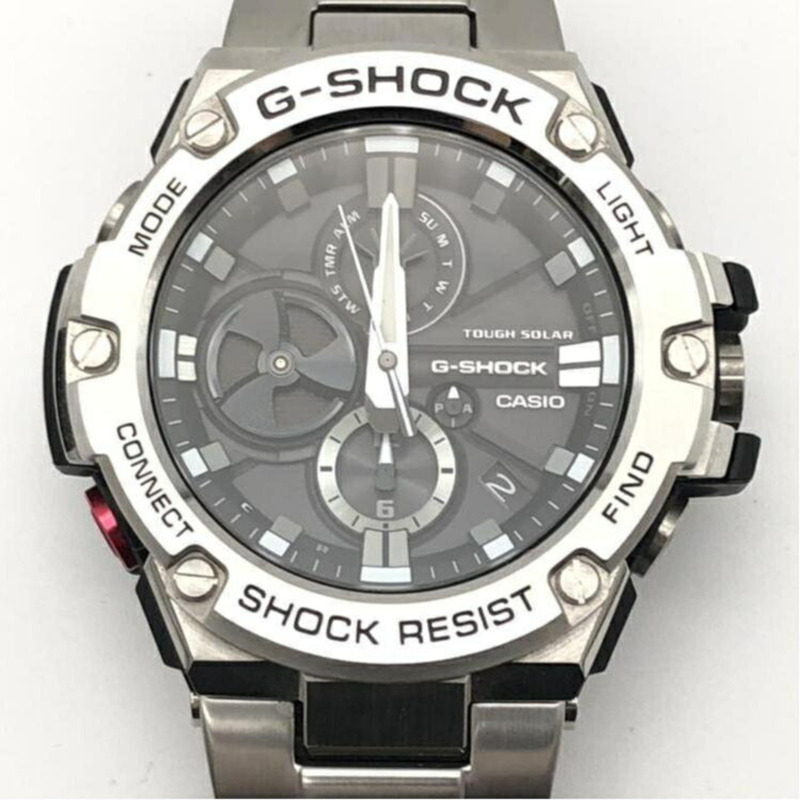 卡西歐 G-SHOCK GST-B100 銀色腕錶-0