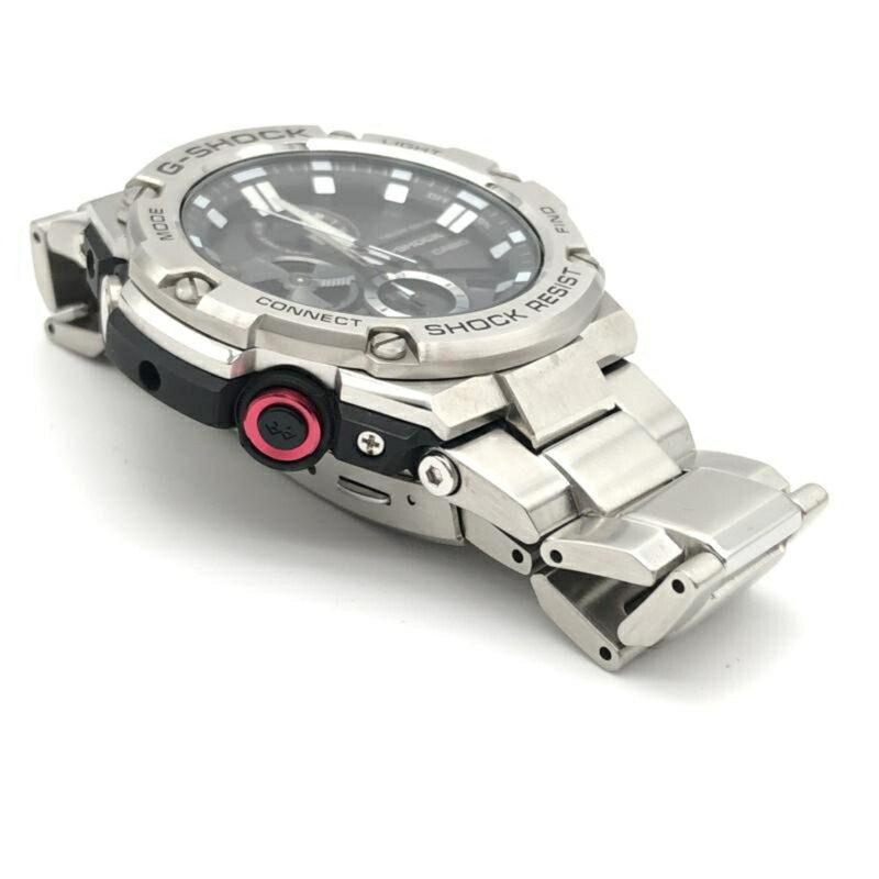 卡西歐 G-SHOCK GST-B100 銀色腕錶-1