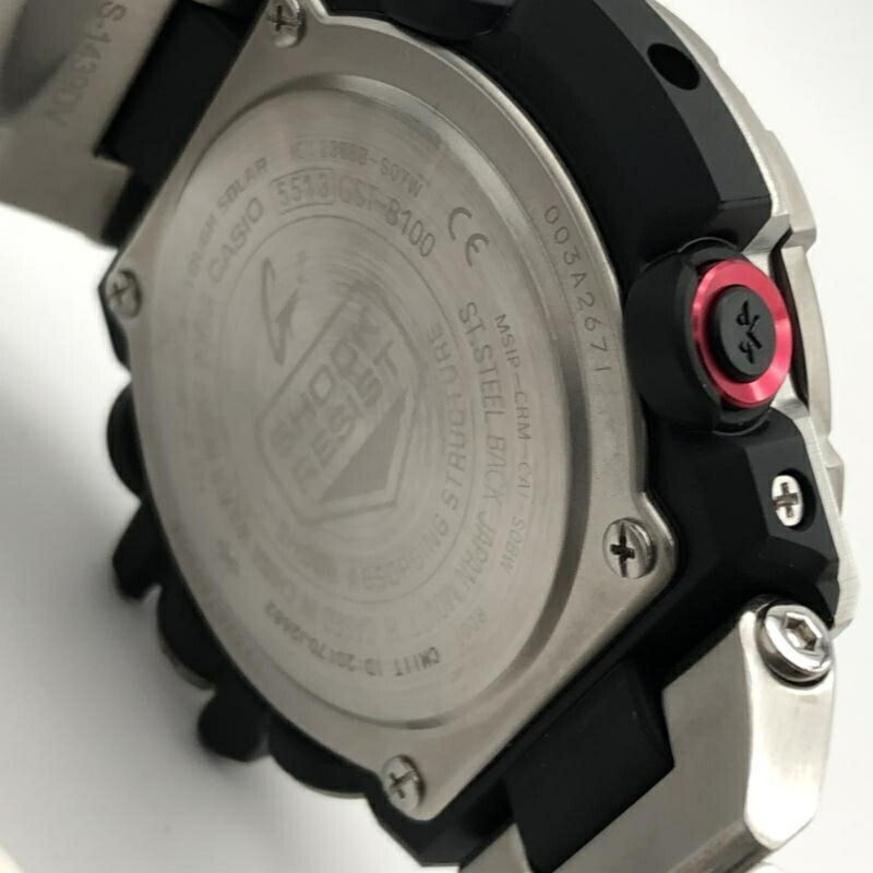 卡西歐 G-SHOCK GST-B100 銀色腕錶-2