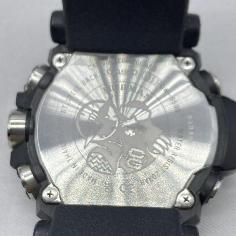 卡西歐 G-SHOCK GW-9500-1JF MUDMAN 電波太陽能手錶，黑色-1