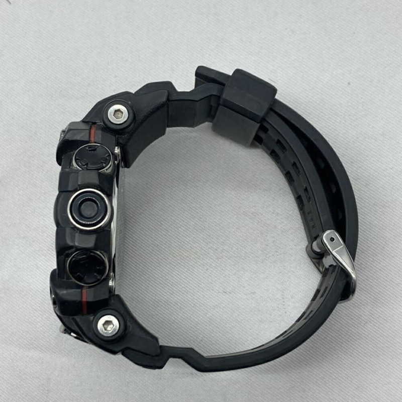 卡西歐 G-SHOCK GW-9500-1JF MUDMAN 電波太陽能手錶，黑色-4