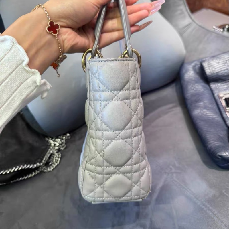 全網最低價 Dior戴妃四格 霧霾藍 無肩帶 90%新-1