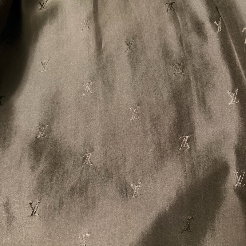 🍒 Louis Vuitton Monogram 絲質風衣大衣／腰帶款/法國製2F251226-1-11