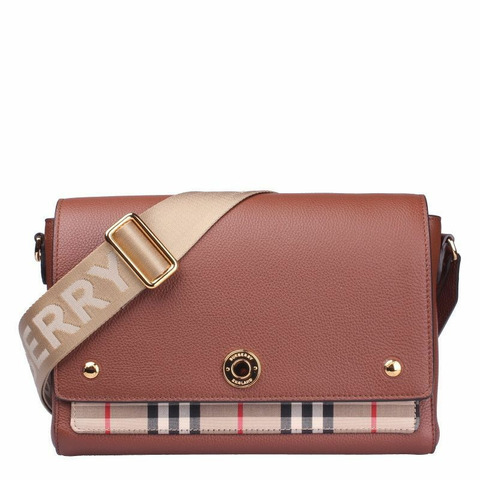 BURBERRY 復古支票鈔票斜背包 8021111