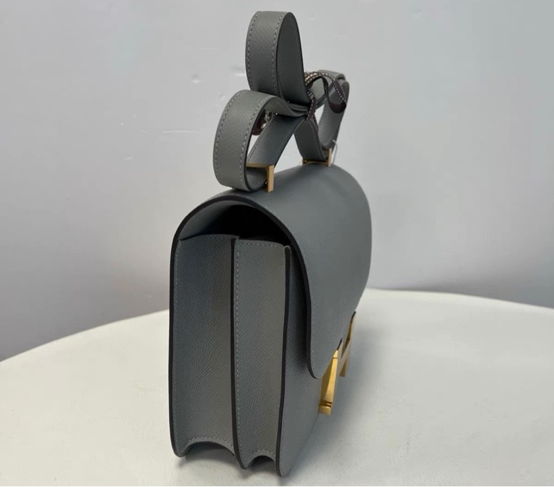 99新✨ Hermes Constance 24海鷗灰金扣E皮X刻-2