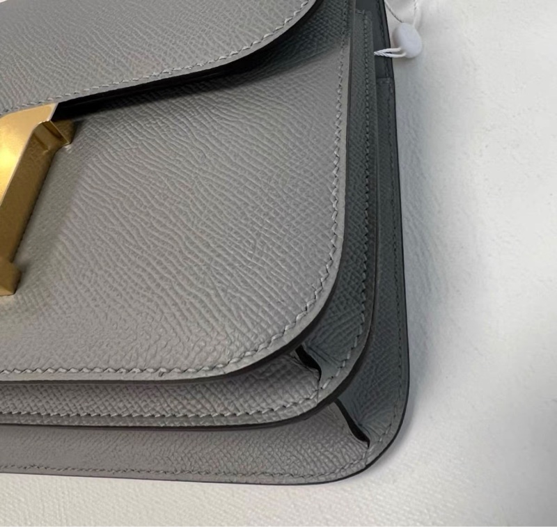 99新✨ Hermes Constance 24海鷗灰金扣E皮X刻-5