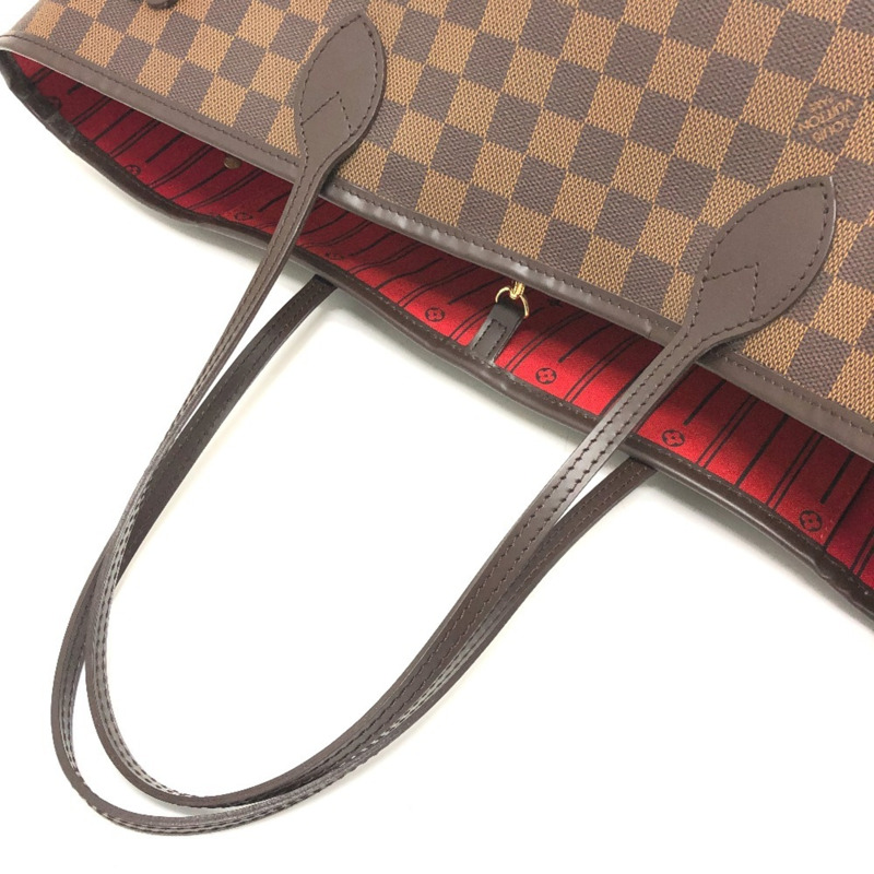路易威登 N51106 Neverfull GM 手袋（舊款）Damier 帆布和 Ebene 棕色-7