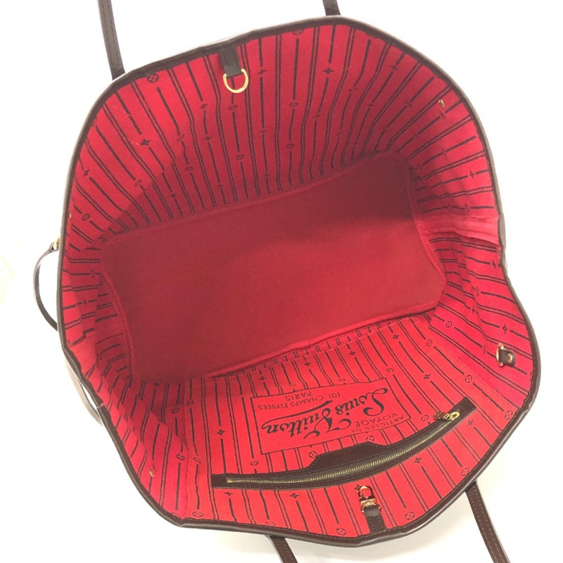 路易威登 N51106 Neverfull GM 手袋（舊款）Damier 帆布和 Ebene 棕色-8