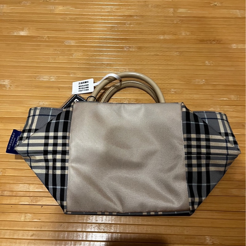Burberry 藍金萬用包-1