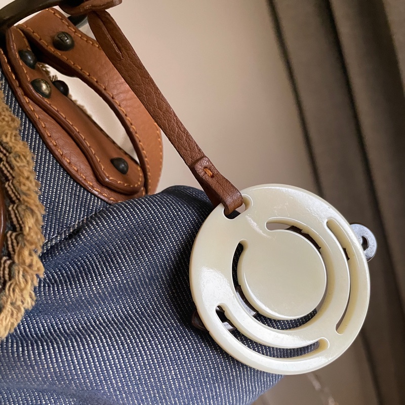 💫牛仔回歸時尚不敗丹寧💫Fendi牛仔單寧翻蓋包/手提包/腋下包/斜背/側背/手拿宴會包/ 手提♦️正品♦️vintage-26