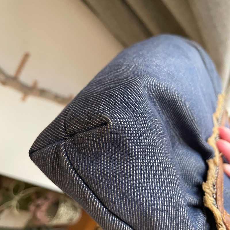 💫牛仔回歸時尚不敗丹寧💫Fendi牛仔單寧翻蓋包/手提包/腋下包/斜背/側背/手拿宴會包/ 手提♦️正品♦️vintage-32