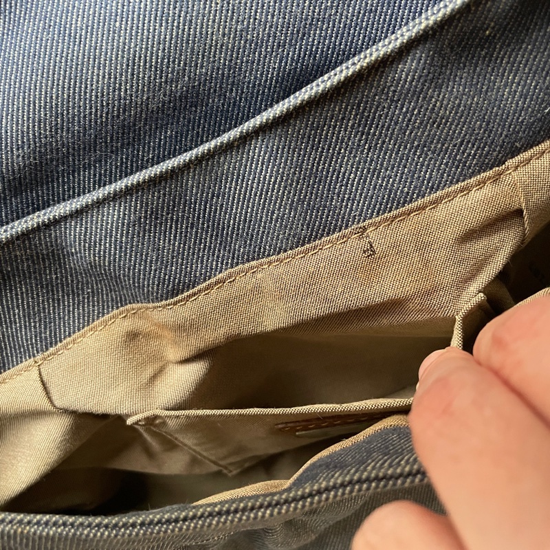 💫牛仔回歸時尚不敗丹寧💫Fendi牛仔單寧翻蓋包/手提包/腋下包/斜背/側背/手拿宴會包/ 手提♦️正品♦️vintage-40