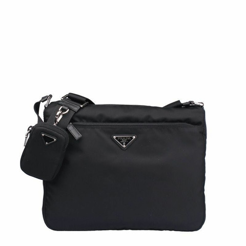 PRADA 波科諾三角標誌單肩包 1BC421 RV44 F0002